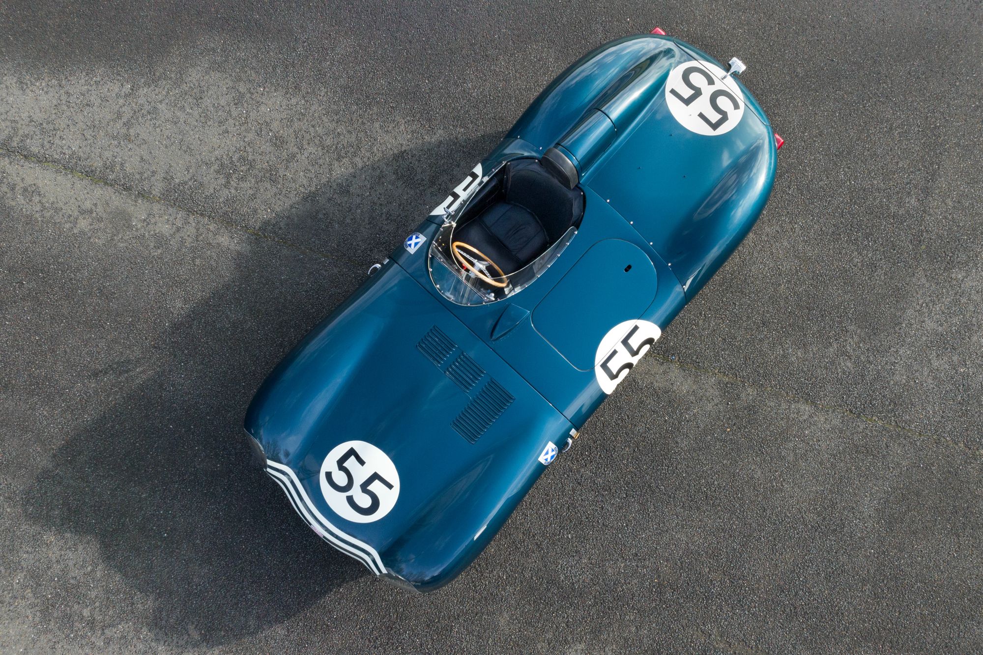 SMTS 1/43 - Jaguar D Type Ecurie Ecosse N°3 - Le Mans 1957 - Métal Blanc