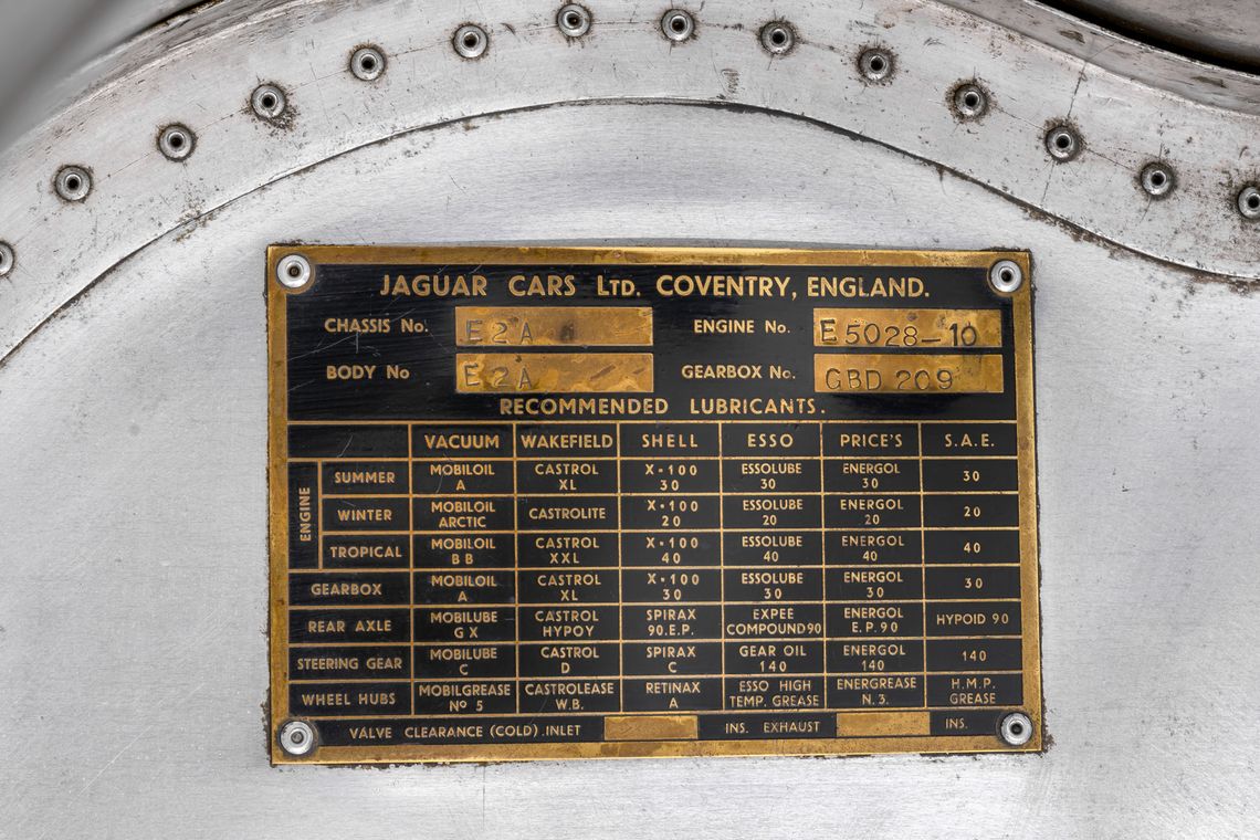 1960 Jaguar E2A