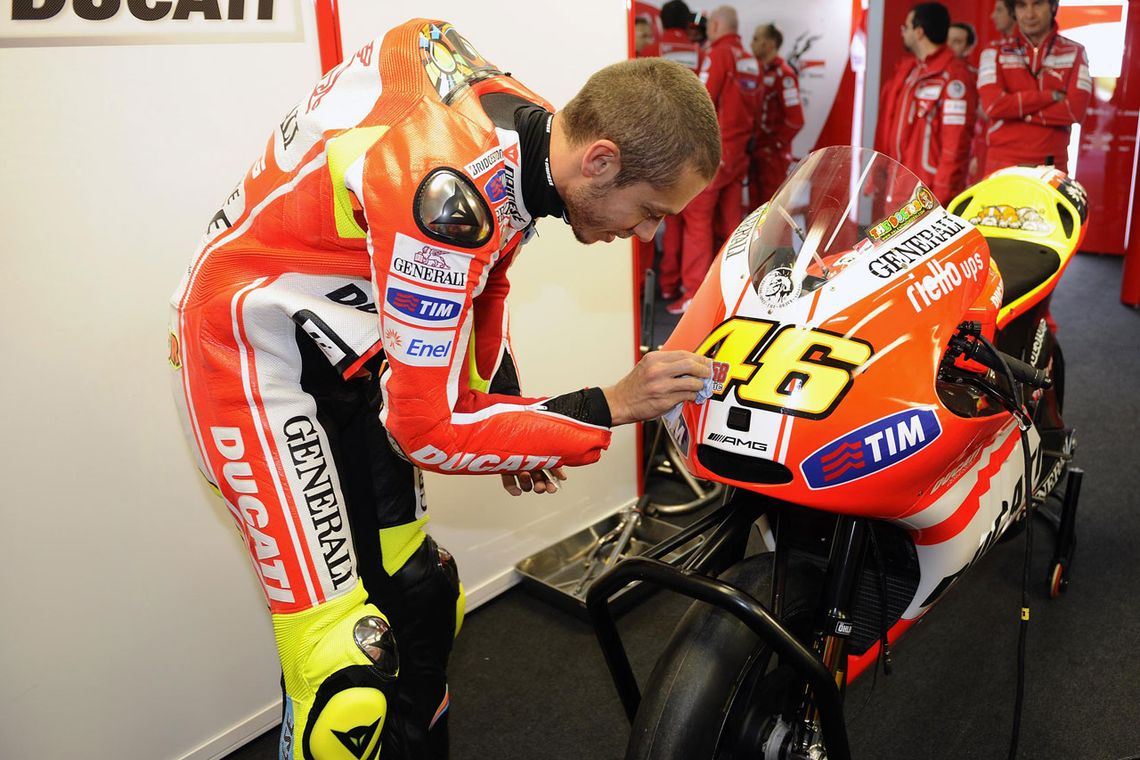 2011 Ducati GP12.0 ex-Valentino Rossi