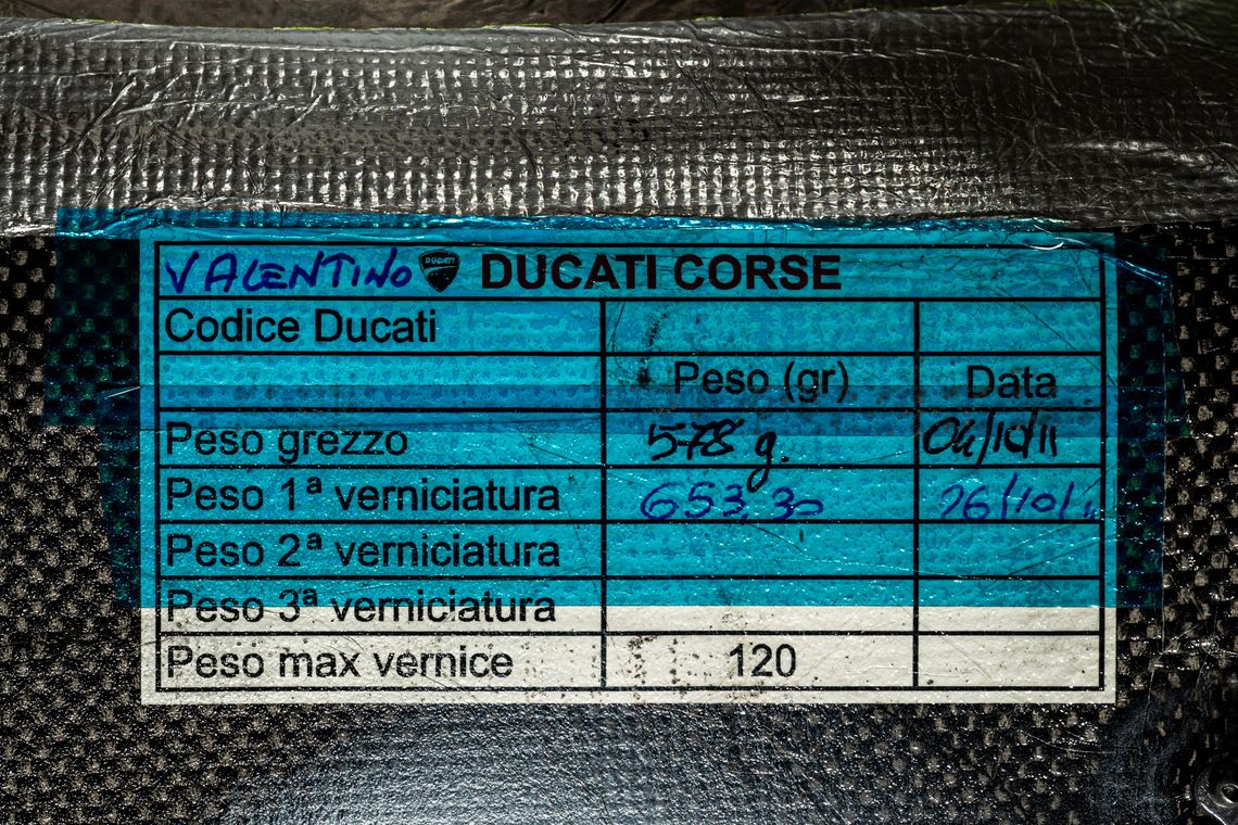 2011 Ducati GP12.0 ex-Valentino Rossi