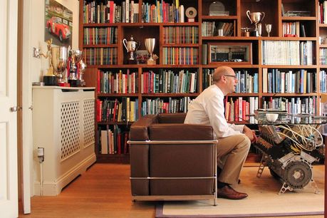Gregor Fisken with Timothy Everest